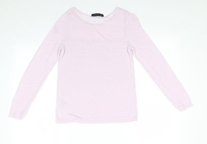 Womens UK Size 8 Marks and Spencer Pink Pullover Jumper