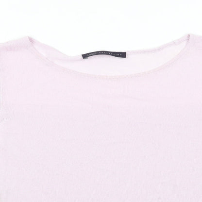 Womens UK Size 8 Marks and Spencer Pink Pullover Jumper