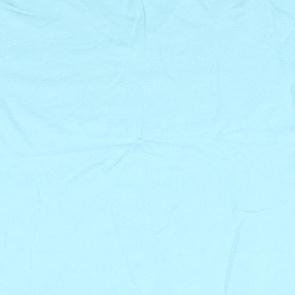 Artigiano Womens Blue V-Neck  Viscose Pullover Jumper Size 16   - Turquoise