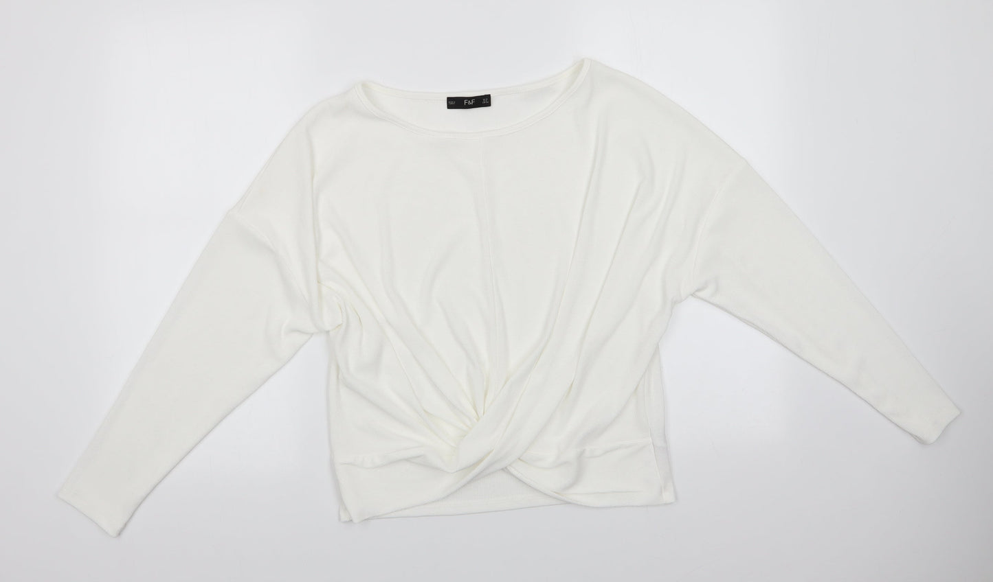Womens UK Size 12 Florence and Fred Ivory Pullover Jumper