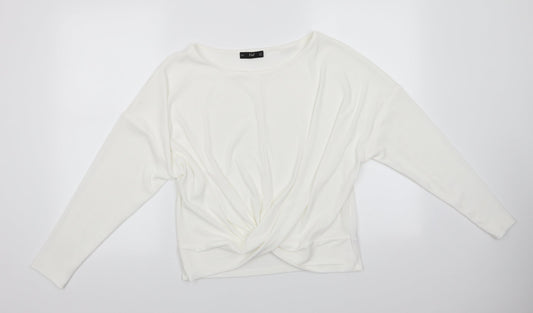 Womens UK Size 12 Florence and Fred Ivory Pullover Jumper