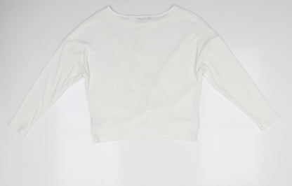 Womens UK Size 12 Florence and Fred Ivory Pullover Jumper
