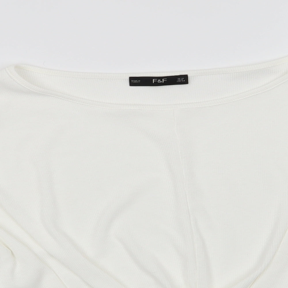Womens UK Size 12 Florence and Fred Ivory Pullover Jumper