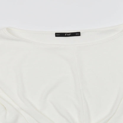 Womens UK Size 12 Florence and Fred Ivory Pullover Jumper