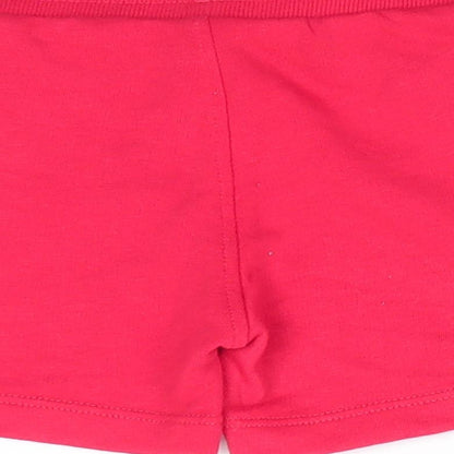 Matalan Boys Red  Cotton Sweatpants Trousers Size 9-12 Months   - Dinasour Fin like seam