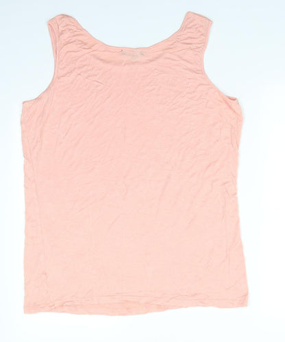 Womens UK Size 20 Studio Orange Basic Tank