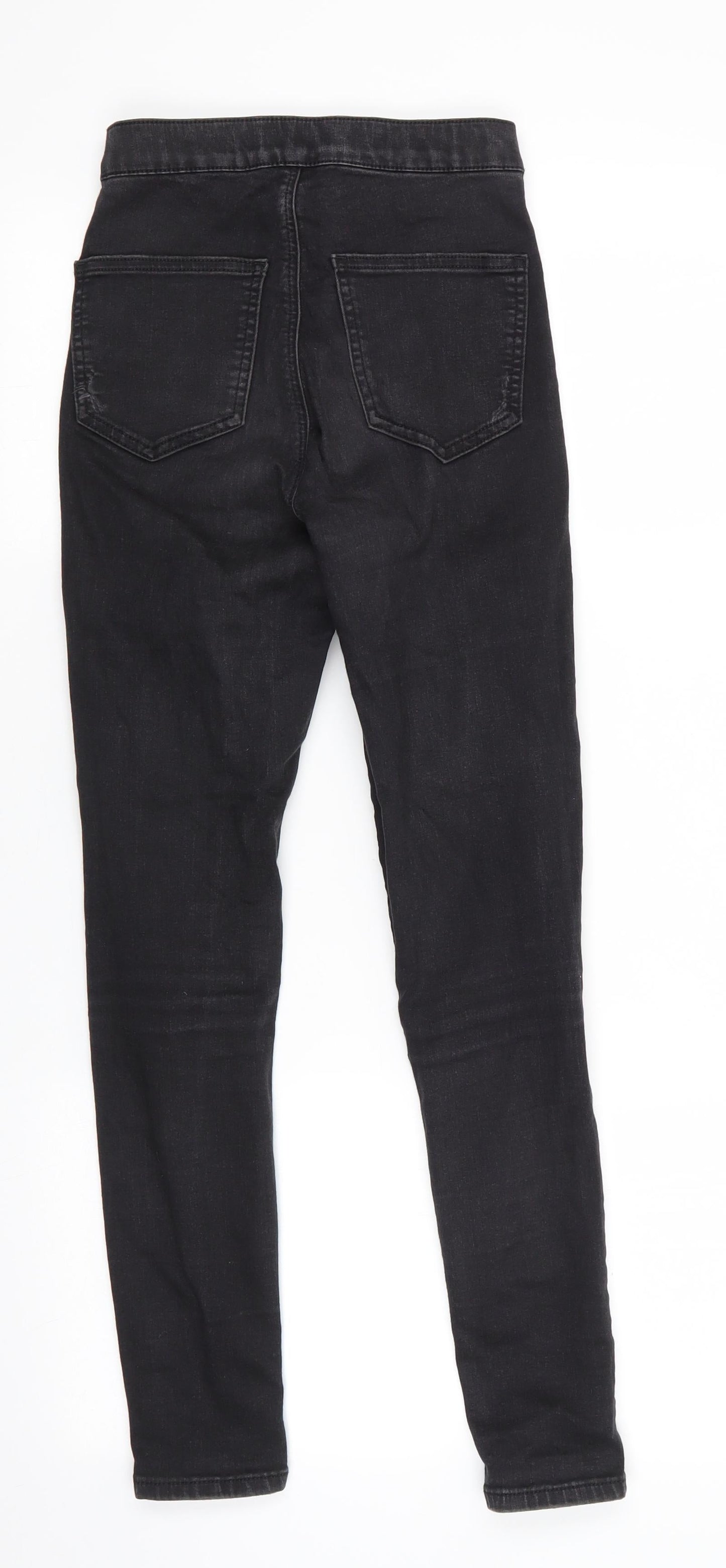 Mens UK Size 26 in Topshop Regular Fit Skinny Black Jeans