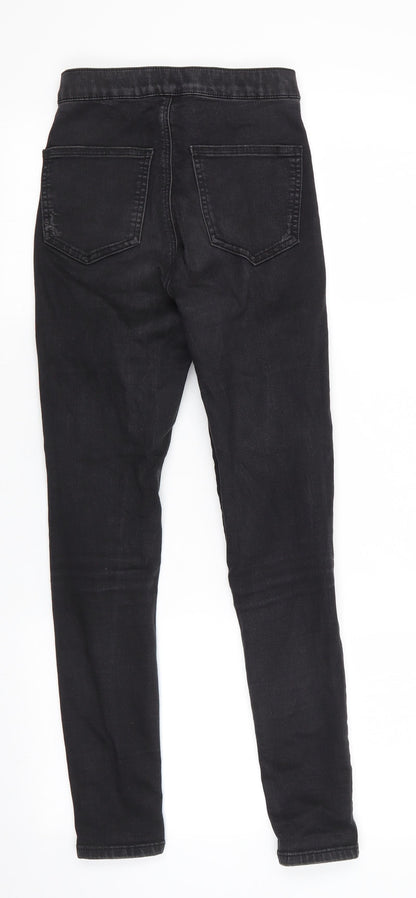 Mens UK Size 26 in Topshop Regular Fit Skinny Black Jeans