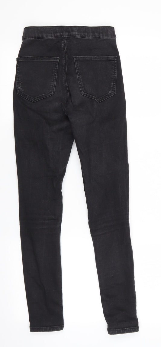 Mens UK Size 26 in Topshop Regular Fit Skinny Black Jeans