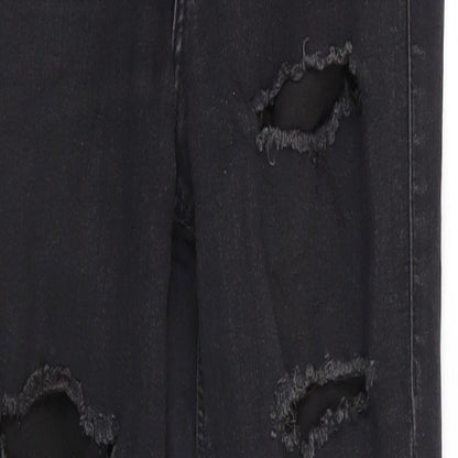 Mens UK Size 26 in Topshop Regular Fit Skinny Black Jeans