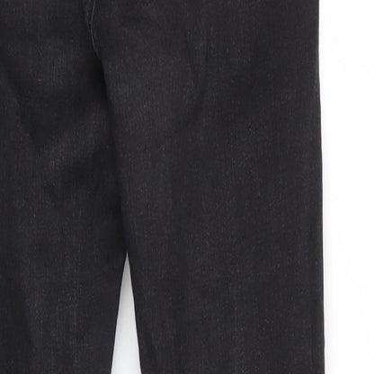 Mens UK Size 26 in Topshop Regular Fit Skinny Black Jeans