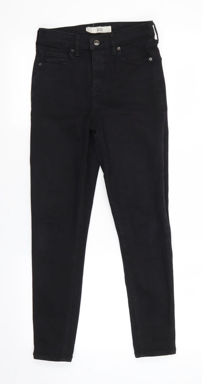 Mens UK Size 26 in Topshop Regular Fit Skinny Black Jeans