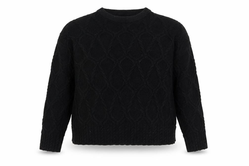Womens UK Size L Papaya Black Pullover Jumper