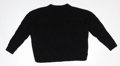 Womens UK Size L Papaya Black Pullover Jumper