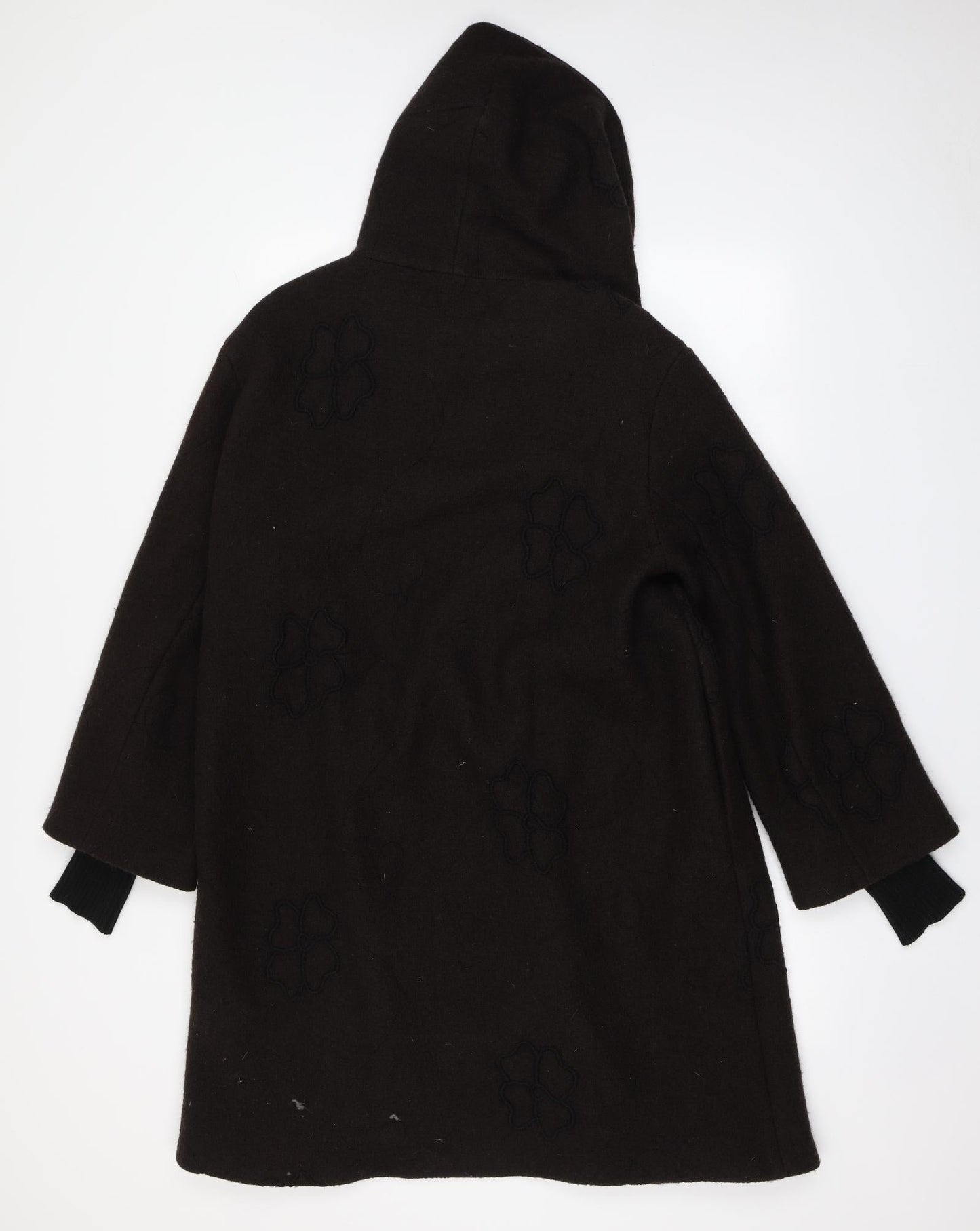 Womens UK Size 10 EVELIN BRANDT Brown Overcoat