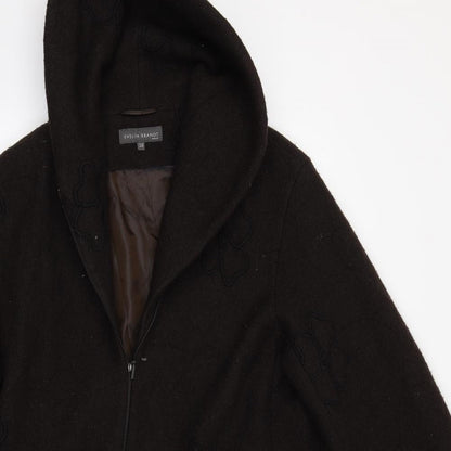 Womens UK Size 10 EVELIN BRANDT Brown Overcoat