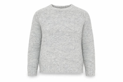 Primark Womens Grey Round Neck  Acrylic Pullover Jumper Size 14