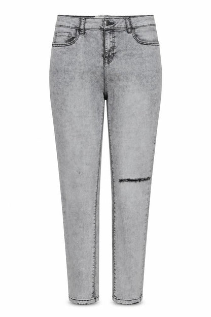 Womens UK Size 12 Denim & Co. Regular Fit  Grey Trousers