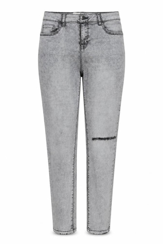 Womens UK Size 12 Denim & Co. Regular Fit  Grey Trousers