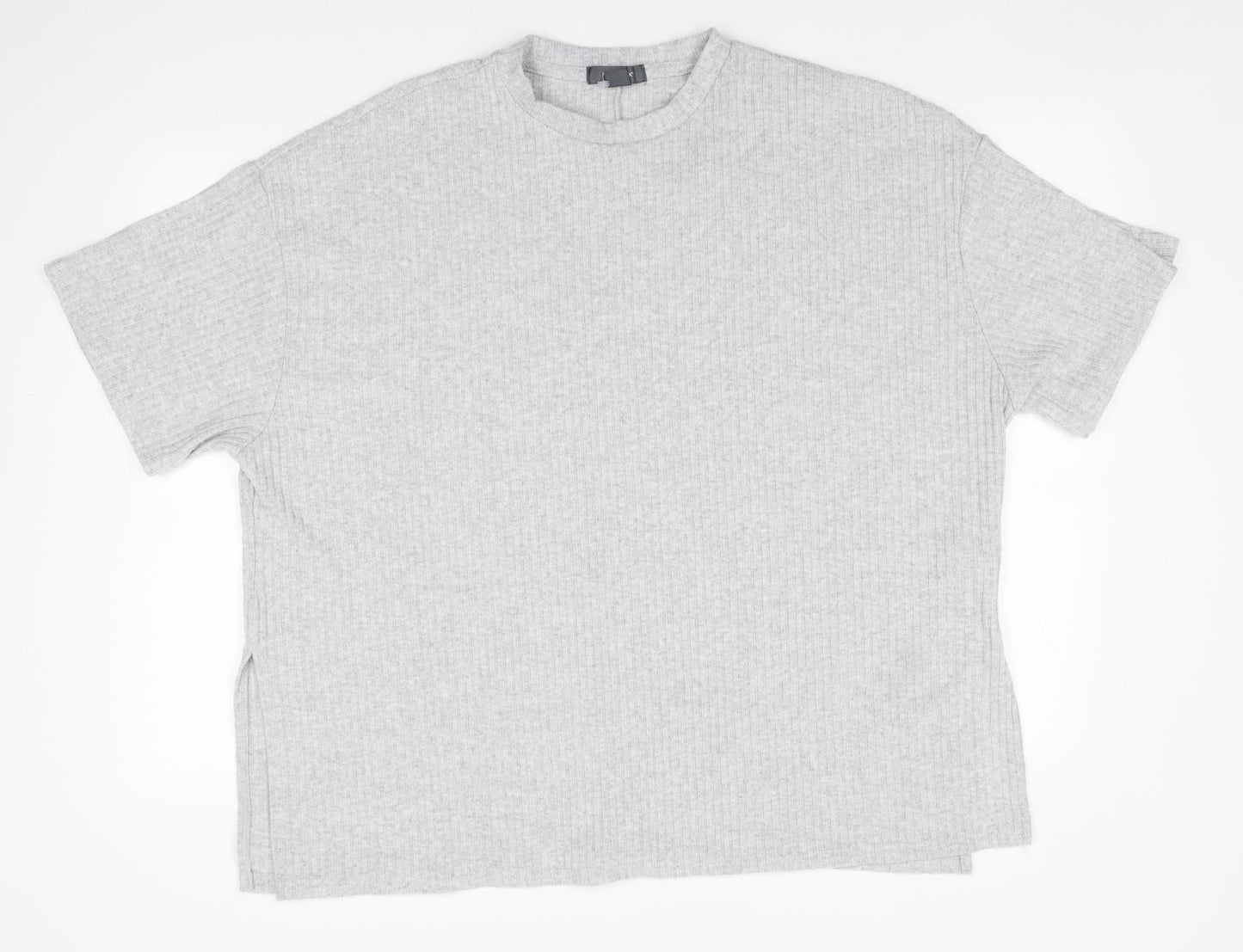 Primark Womens Grey Round Neck  Polyester Pullover Jumper Size 14