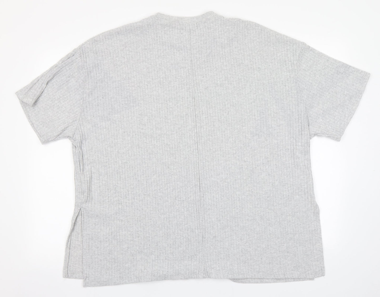 Primark Womens Grey Round Neck  Polyester Pullover Jumper Size 14