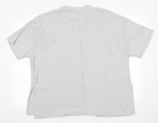 Primark Womens Grey Round Neck  Polyester Pullover Jumper Size 14
