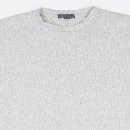 Primark Womens Grey Round Neck  Polyester Pullover Jumper Size 14