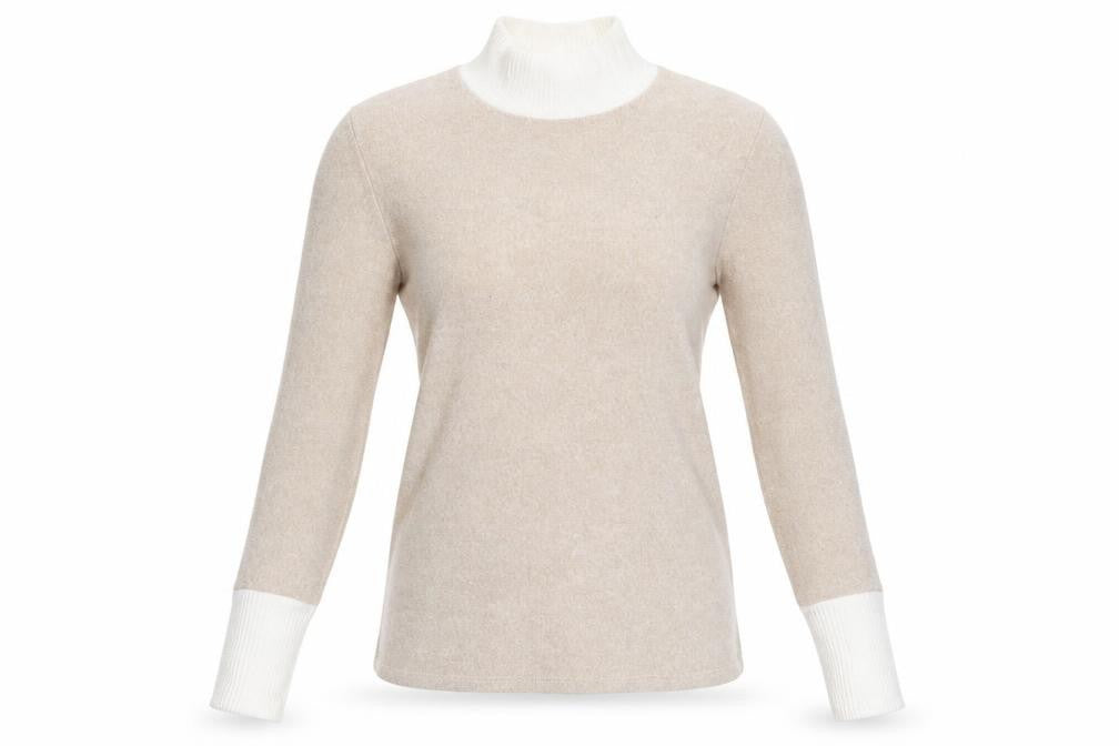 Womens UK Size S Stradivarius Beige Pullover Jumper