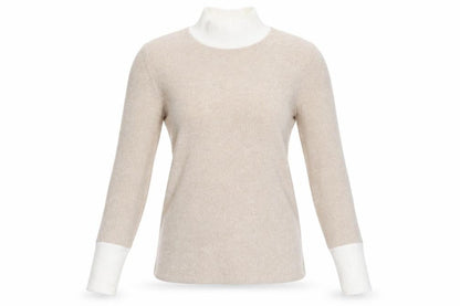 Womens UK Size S Stradivarius Beige Pullover Jumper