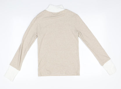 Womens UK Size S Stradivarius Beige Pullover Jumper