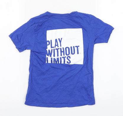 SOL'S Boys Blue  Cotton Basic T-Shirt Size 6 Years Round Neck  - Play without Limits