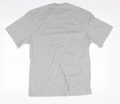 Preworn Mens Grey    T-Shirt  Round Neck