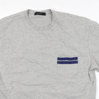 Preworn Mens Grey    T-Shirt  Round Neck