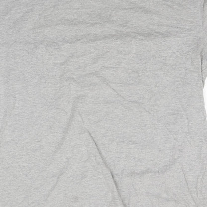 Preworn Mens Grey    T-Shirt  Round Neck