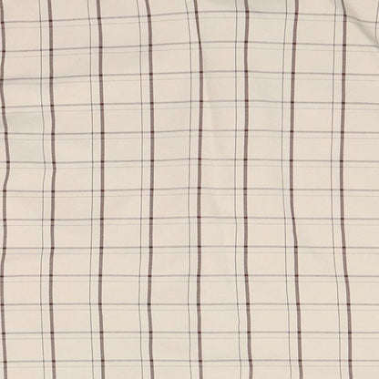 Womens UK Size  Preworn Beige Basic Button-Up