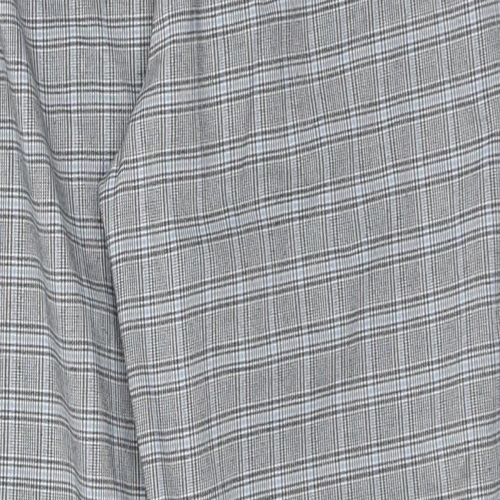 Preworn Girls Grey Plaid  Sweatpants Trousers  L22 in