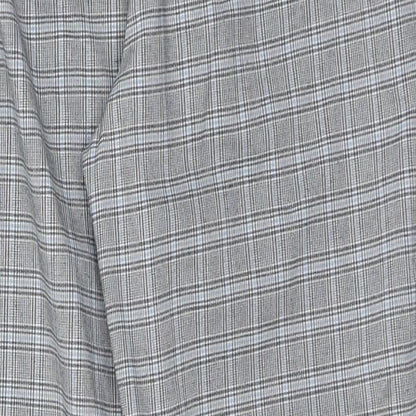 Preworn Girls Grey Plaid  Sweatpants Trousers  L22 in