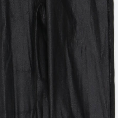 Womens UK Size 8 Missguided Regular Fit  Black Trousers