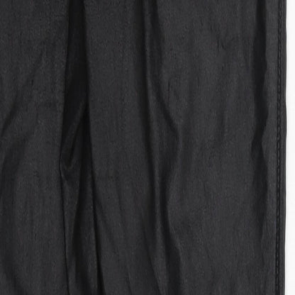Womens UK Size 8 Missguided Regular Fit  Black Trousers