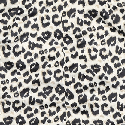 Preworn Womens Brown Animal Print  Straight & Pencil Skirt