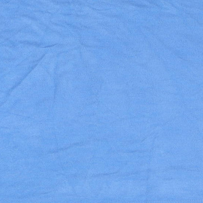 Blue Harbour Mens Blue V-Neck  Acrylic Pullover Jumper Size L