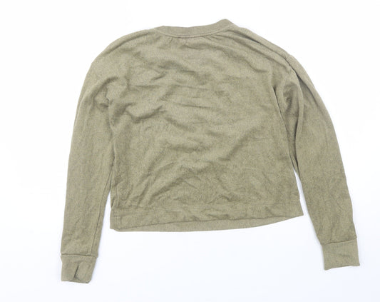 Womens UK Size S Find Green Pullover Jumper