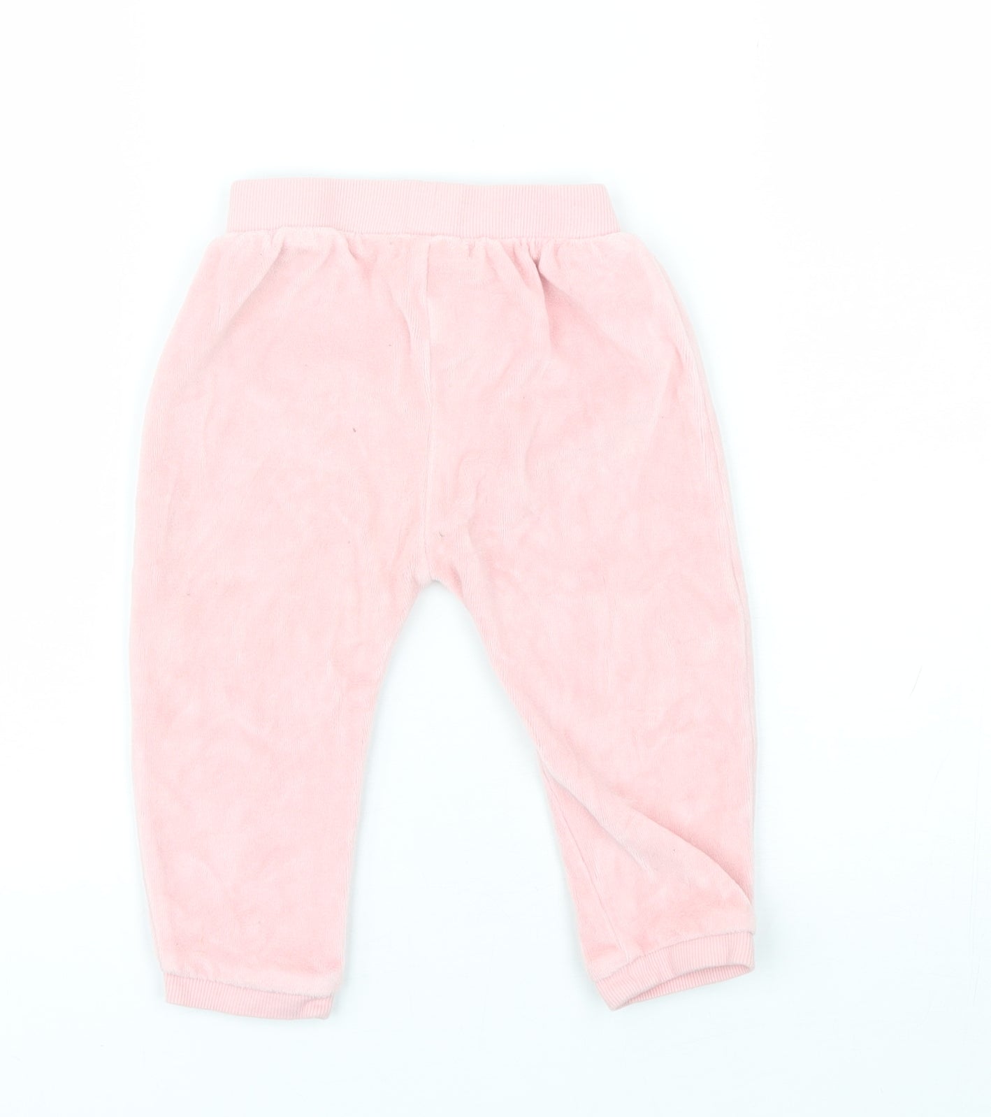 George Baby Pink  Cotton Sweatpants Trousers Size 12-18 Months