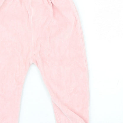 George Baby Pink  Cotton Sweatpants Trousers Size 12-18 Months