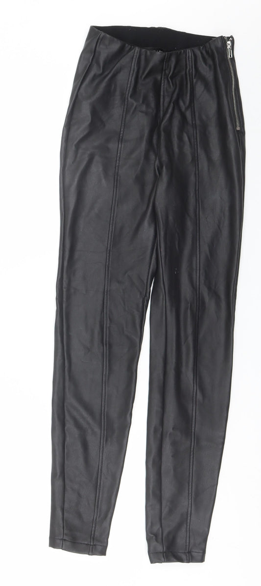 Womens UK Size 6 New Look Regular Fit Jegging Black Trousers