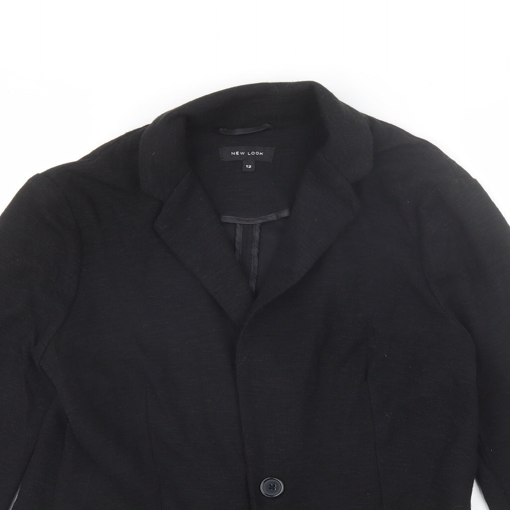 New Look Womens Black   Jacket  Size 12