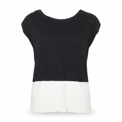 Womens UK Size 10 Divided Black Basic T-Shirt