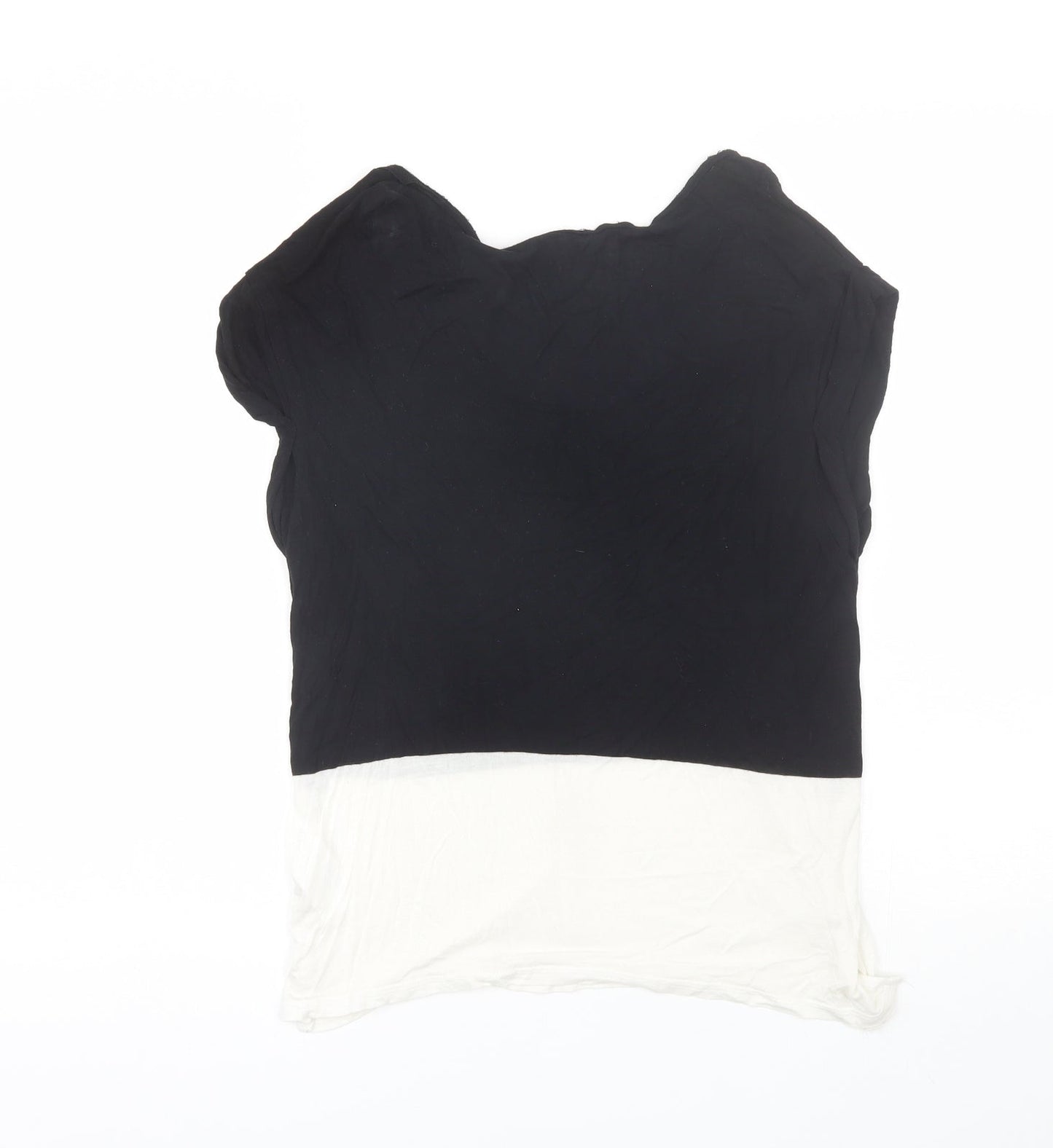 Womens UK Size 10 Divided Black Basic T-Shirt