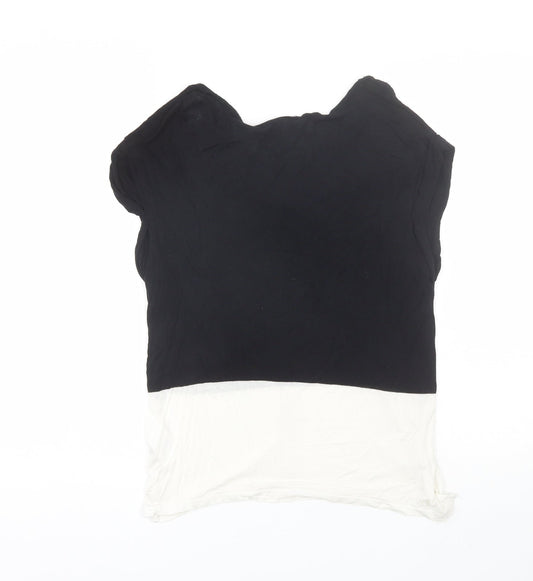 Womens UK Size 10 Divided Black Basic T-Shirt