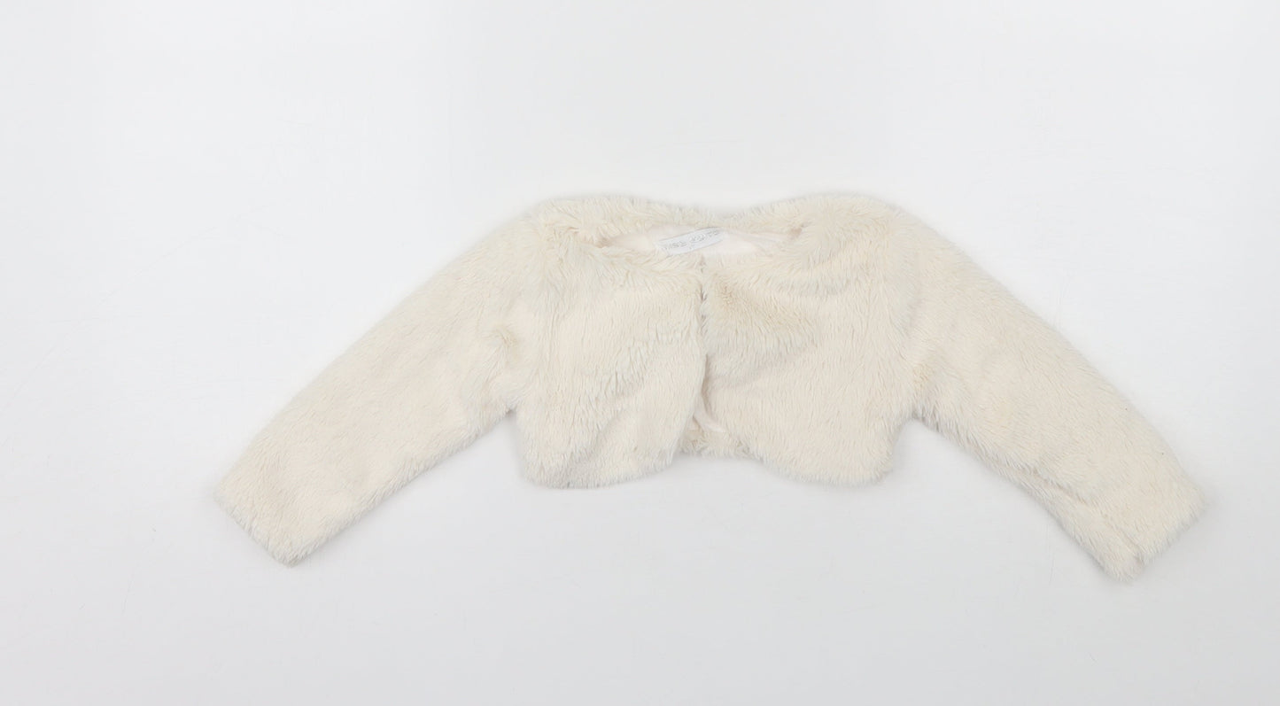 Miss Ebita Baby White   Jacket  Size 12 Months